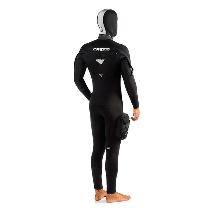 Wetsuit Ice Man 7mm Black-White XXL-6 Cressi CLQ403006