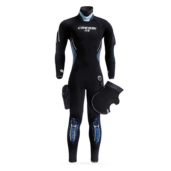 Wetsuit Ice Man 7mm Black-White XXL-6 Cressi CLQ403006