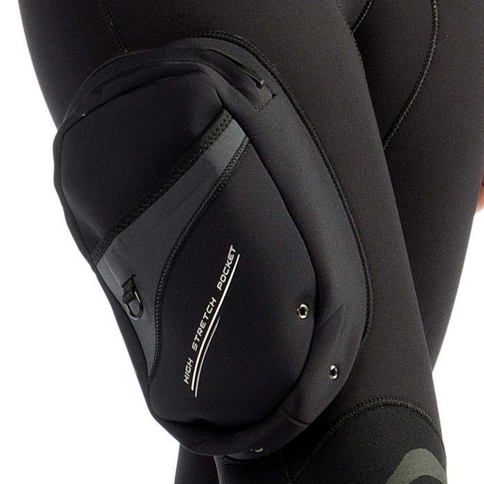 Wetsuit Ice Man 7mm Black-White XXL-6 Cressi CLQ403006