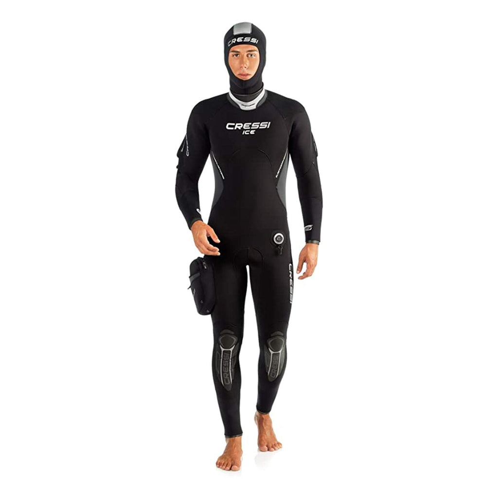 Wetsuit Ice Man 7mm Black-White XXXL-7 Cressi CLQ403007