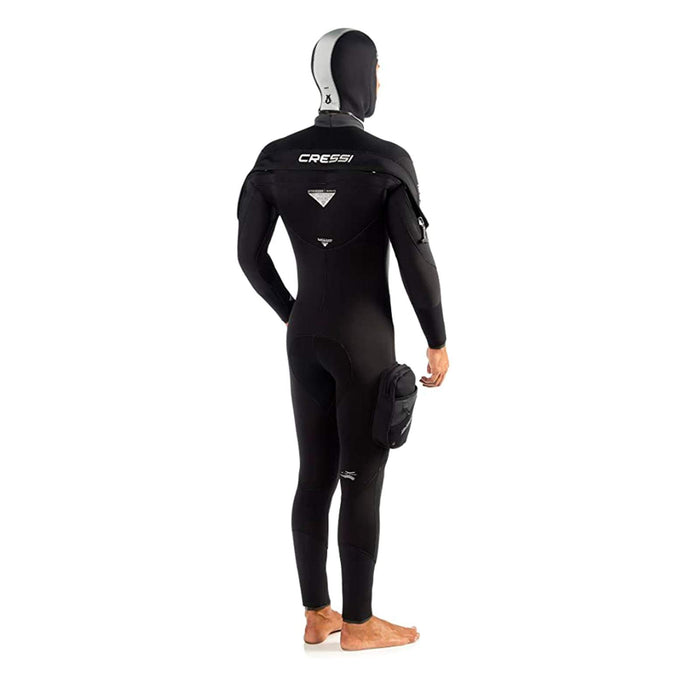 Wetsuit Ice Man 7mm Black-White XXXL-7 Cressi CLQ403007