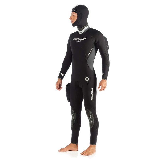 Wetsuit Ice Man 7mm Black-White XXXL-7 Cressi CLQ403007