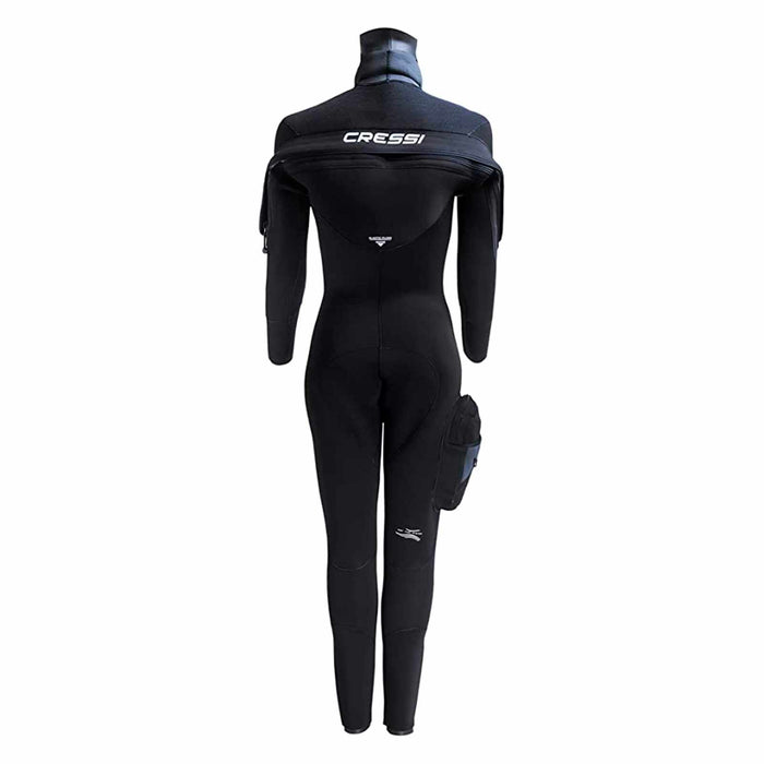Wetsuit Ice Woman 7mm Black-White M-3 Cressi CLQ403103