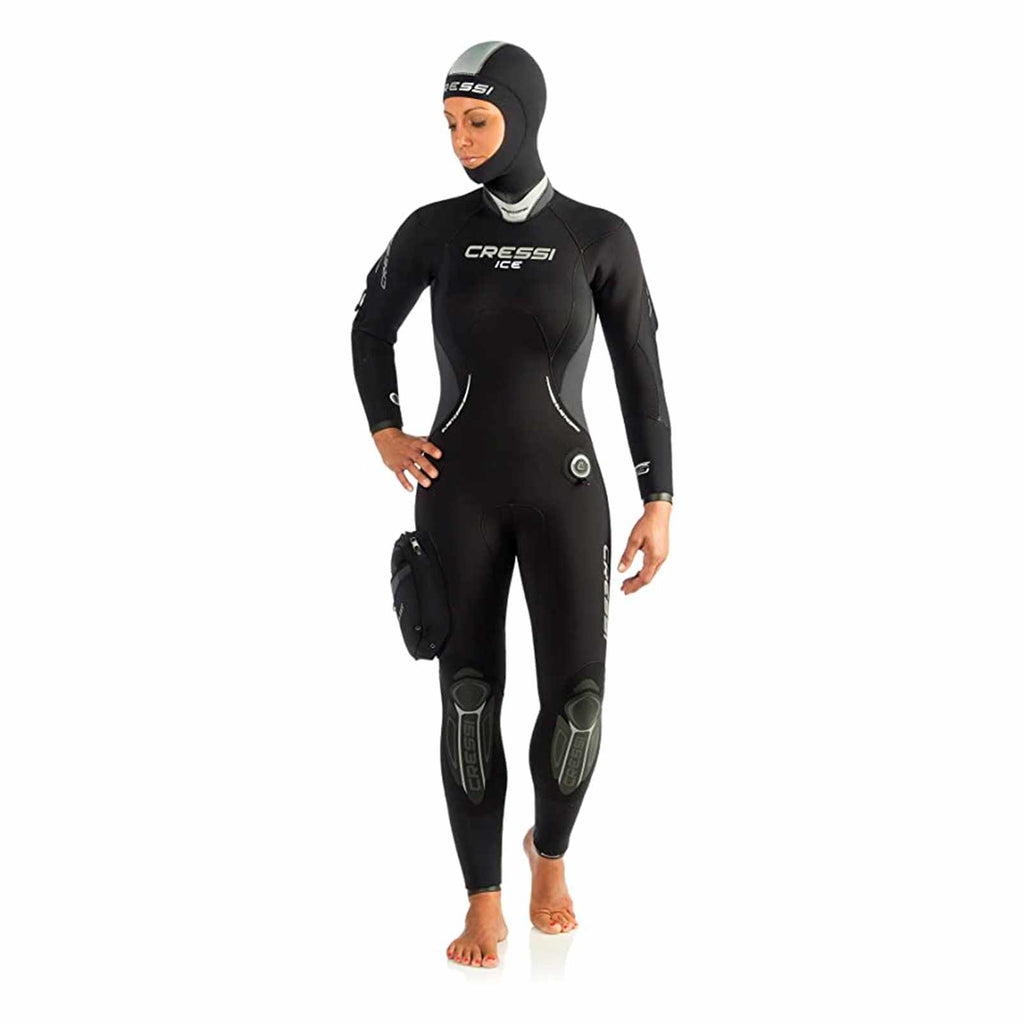 Mutandina Wetsuit Ice Donna 7mm Nero-Bianco XL-5 Cressi CLQ403105