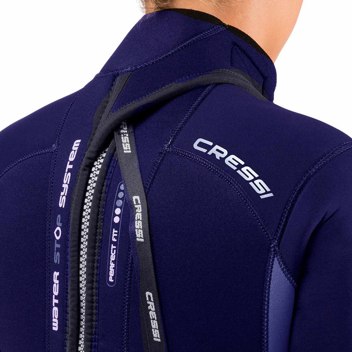 Mutandina Wetsuit Fast Uomo 3mm Blu-Grigio M-3 Cressi LR108303