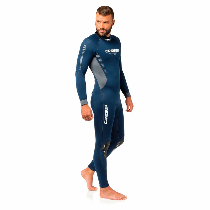 Wetsuit Fast Man 3mm Blue-Grey XL-5 Cressi LR108305