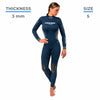 Wetsuit Fast Woman 3mm Blue-Grey XL-5 Cressi LR109305
