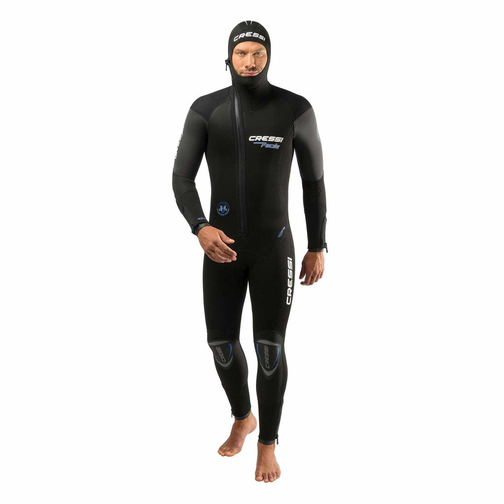 Mutino Facile Uomo 8mm Nero-Blu XXL-6 Cressi LT473406