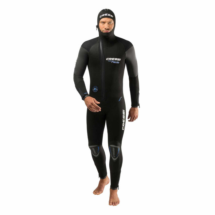 Mutino Facile Uomo 8mm Nero-Blu XXL-6 Cressi LT473406