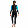 Wetsuit Morea Woman 3mm Black-Turquoise S-2 Cressi LU476502
