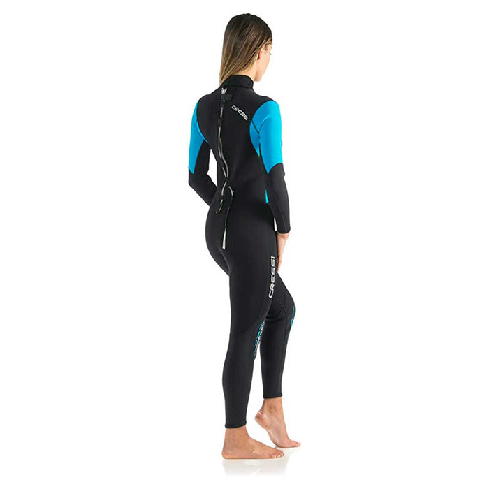 Wetsuit Morea Woman 3mm Black-Turquoise M-3 Cressi LU476503
