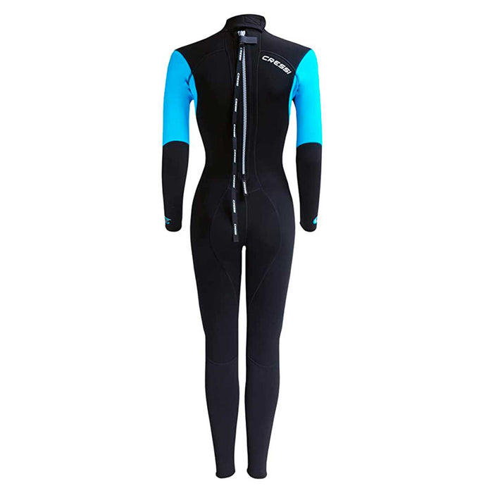 Wetsuit Morea Woman 3mm Black-Turquoise M-3 Cressi LU476503
