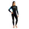 Wetsuit Morea Woman 3mm Black-Turquoise L-4 Cressi LU476504