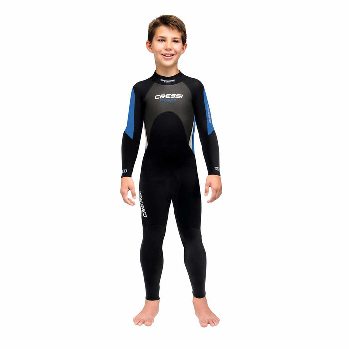 Wetsuit Morea Kids 3mm Black-Blue 6-7 Years Cressi LU476601