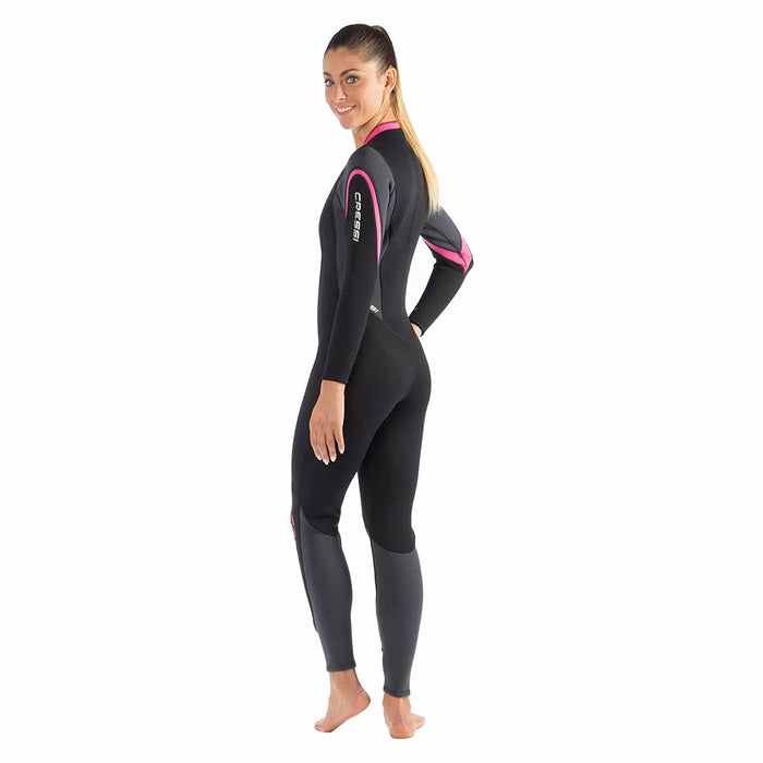 Muta Lei Donna 2,5mm Nero-Rosa Monopezzo S-2 Cressi LU478002