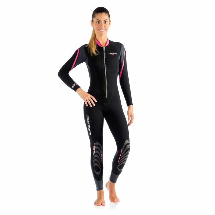 Wetsuit Lei Woman 2,5mm Black-Pink Monopiece M-3 Cressi LU478003