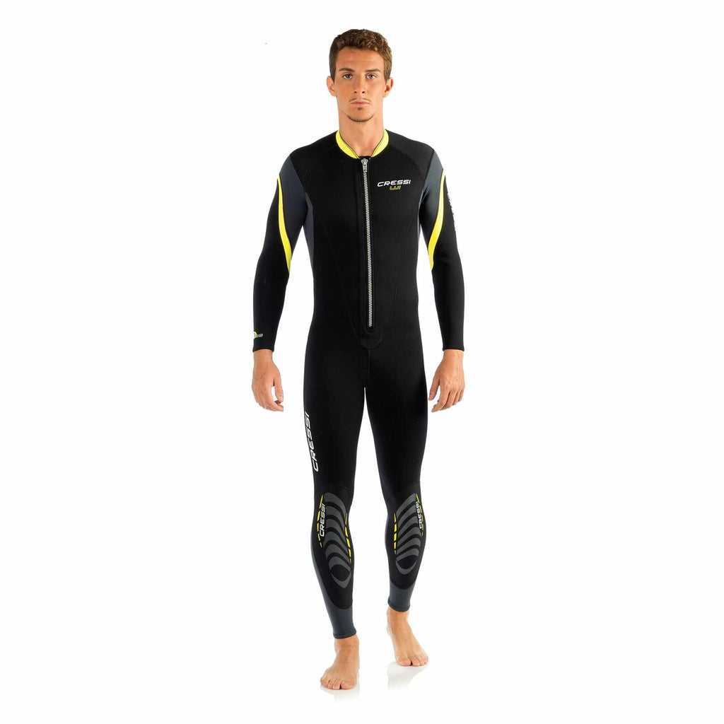Wetsuit Lui Man 2,5mm Black-Yellow Monopiece XXL-6 Cressi LU479006