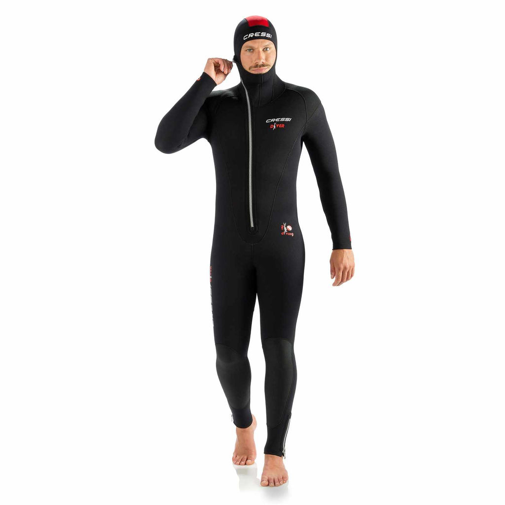 Muta Diver Uomo 7mm Nero-Rosso XL-5 Cressi LU489605