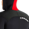 Traje de neopreno Diver Hombre 7mm Negro-Rojo XXL-6 Cressi LU489606