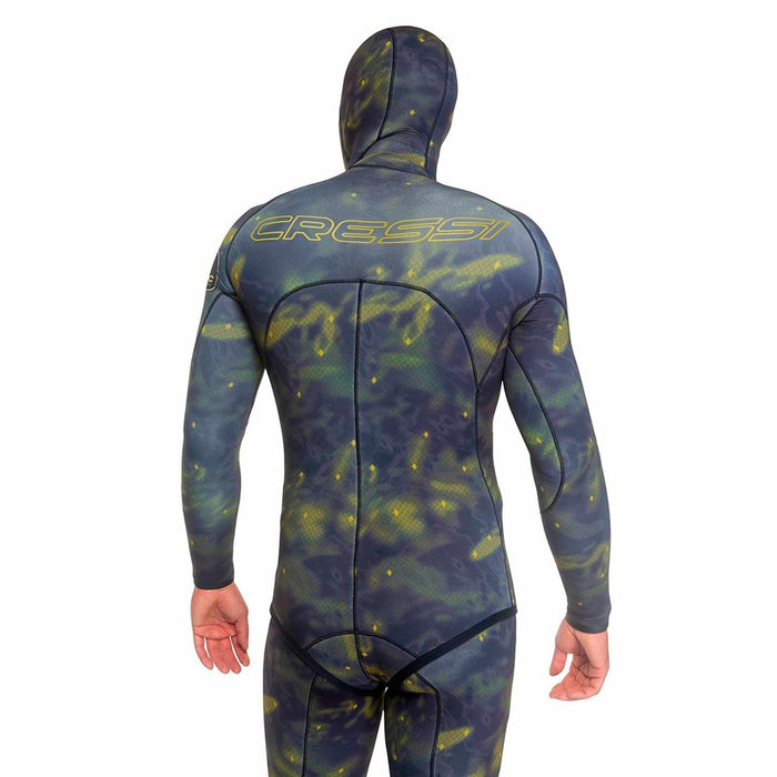 Fishing Wetsuit Lampuga Ultraspan Man 7mm Camo M-3 Cressi CLU490213