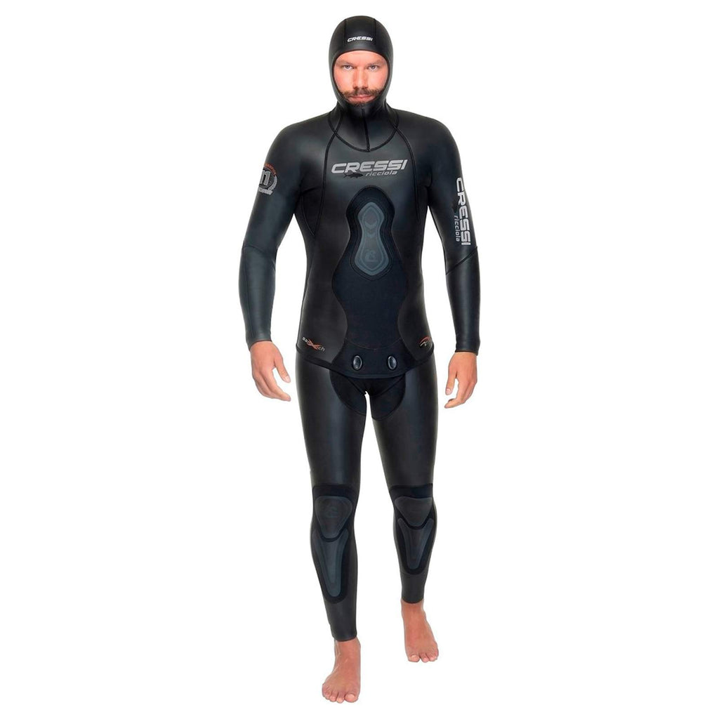 Wetsuit Ricciola Man 7mm Black XXL Cressi CLU490436