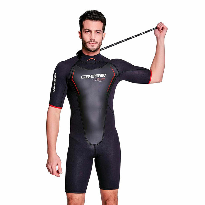 Shorty Wetsuit Altum Man 3mm Black XXL-6 Cressi XLV436026