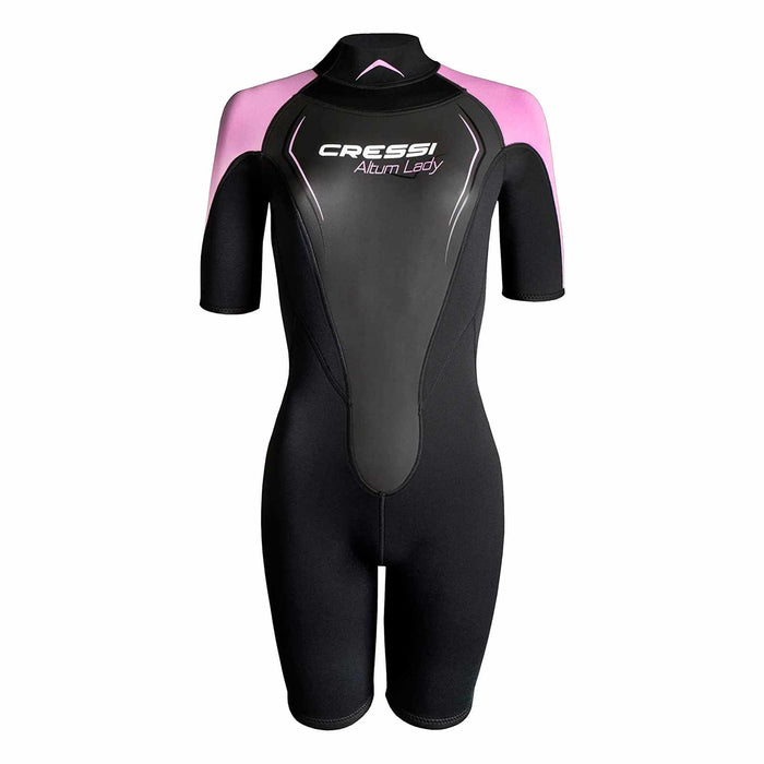 Mutino Corto Altum Donna 3mm Nero-Rosa S-2 Cressi XLV436062