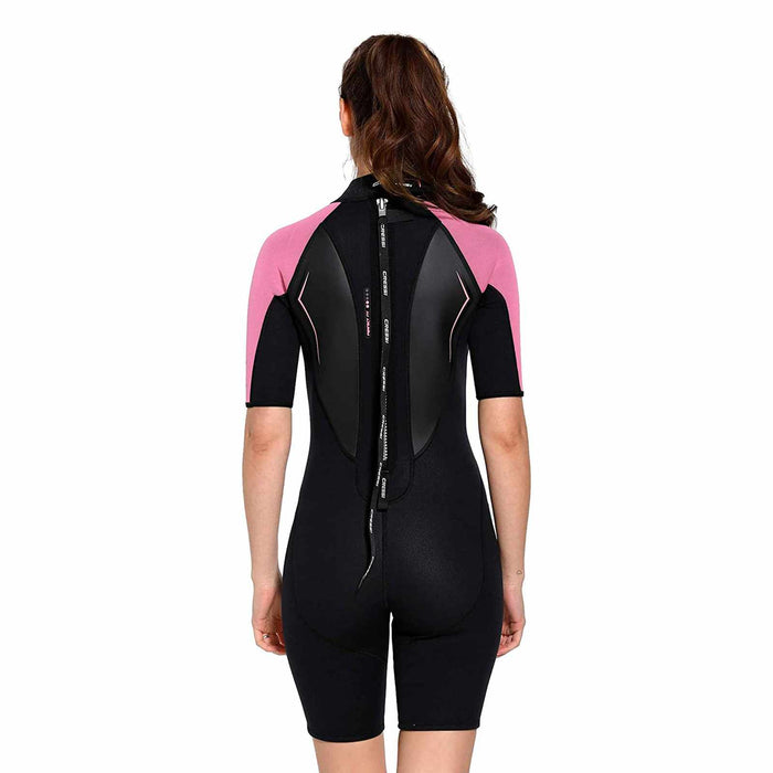 Mutino Corto Altum Donna 3mm Nero-Rosa L-4 Cressi XLV436064