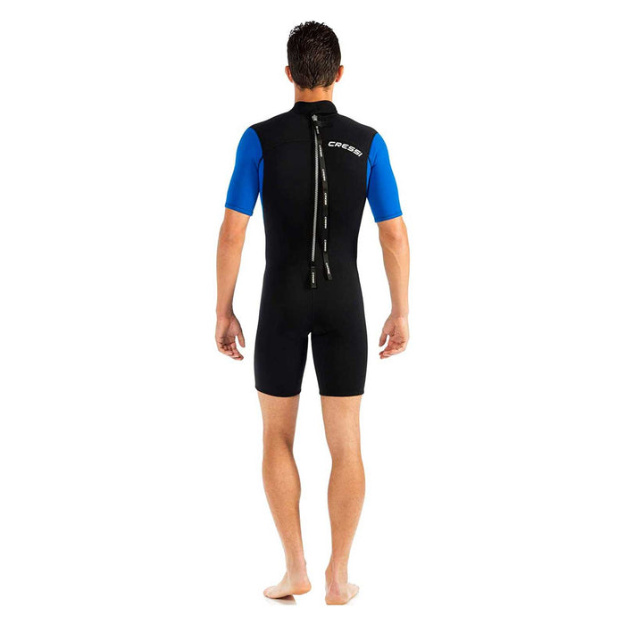 Shorty Wetsuit Med X Man 2,5mm Black-Blue XS-1 Cressi LV437001