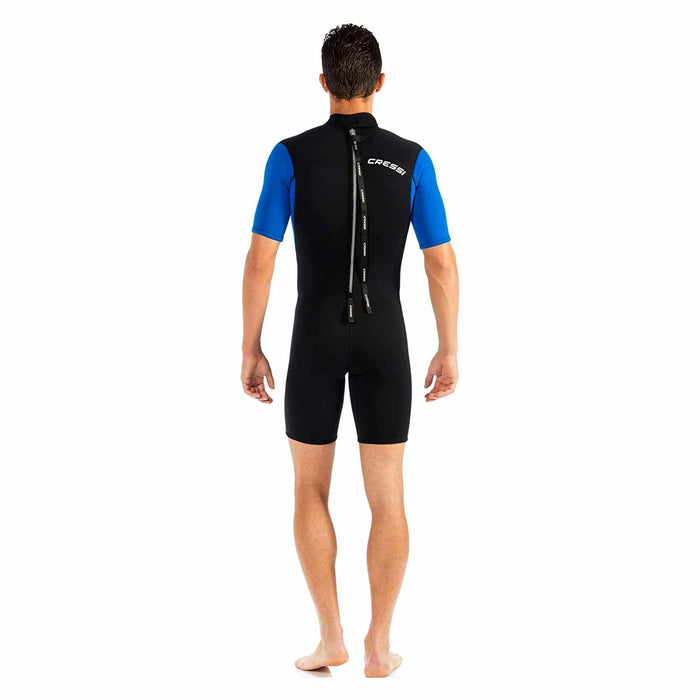 Shorty Wetsuit Med X Man 2,5mm Black-Blue S-2 Cressi LV437002