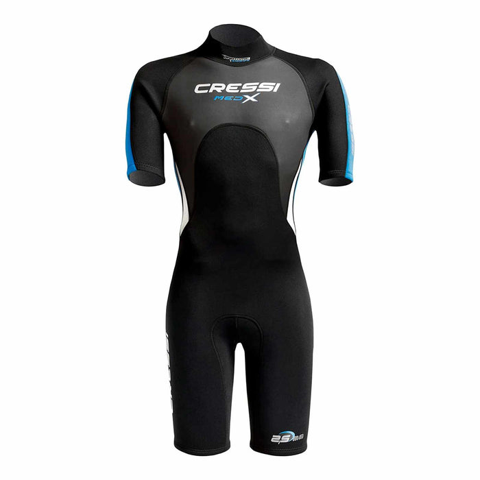 Shorty Wetsuit Med X Man 2,5mm Black-Blue M-3 Cressi LV437003