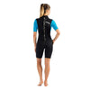 Shorty Wetsuit Med X Woman 2,5mm Black-Light Blue-Grey S-2 Cressi LV437502