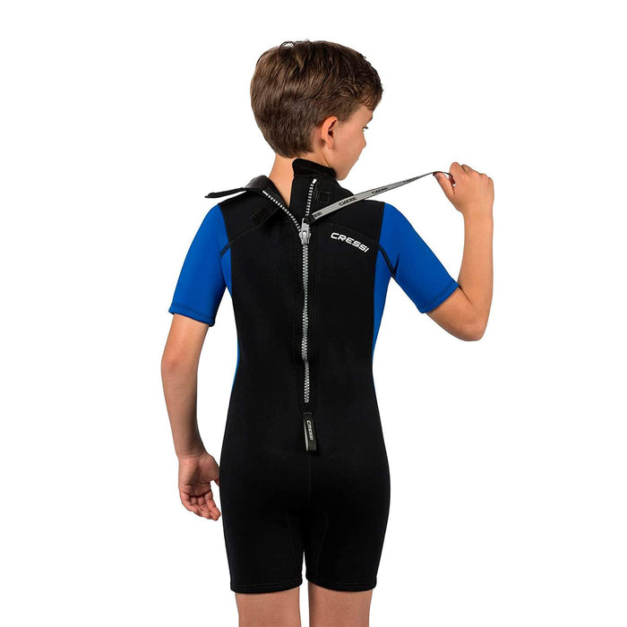 Mutino Corto Med X Bambini 2,5mm Nero-Blu XS-6-7 Anni Cressi LV438001