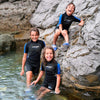 Shorty Wetsuit Med X Kids 2,5mm Black-Blue S-8-9 Years Cressi LV438002
