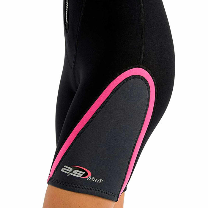 Muteo Corto Playa Donna 2,5mm Nero-Rosa XS-1 Cressi LV446001