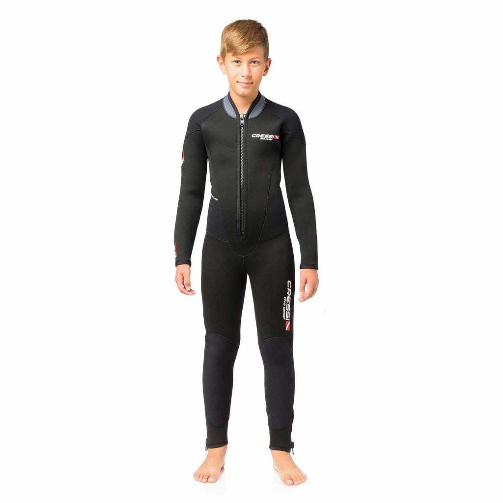 Mutino intero Endurance Bambini 5mm Nero XS-1-8-9 Anni Cressi CLV498001