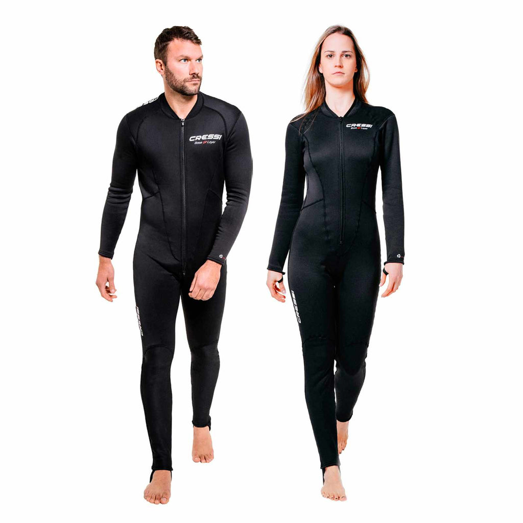 Undersuit For Dry Suit Unisex Black L-4 Cressi LW475014