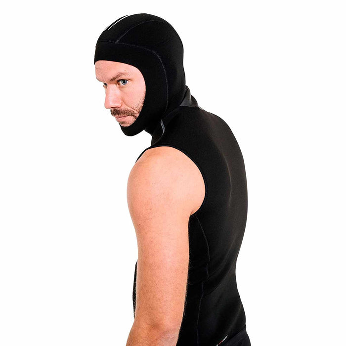 Hood Vest Man 2,5-5mm Black L-4 Cressi LW476214