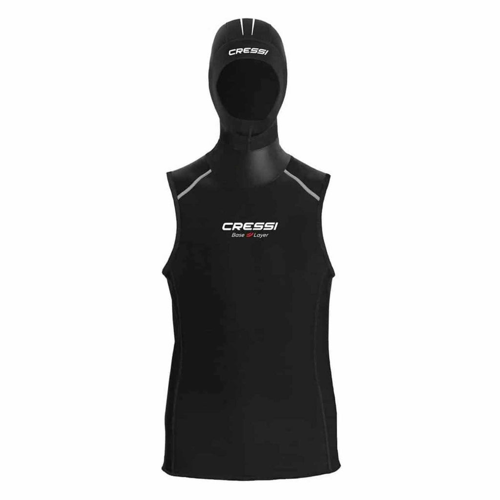 Gilet con cappuccio Donna 2,5-5mm Nero S-2 Cressi LW476212