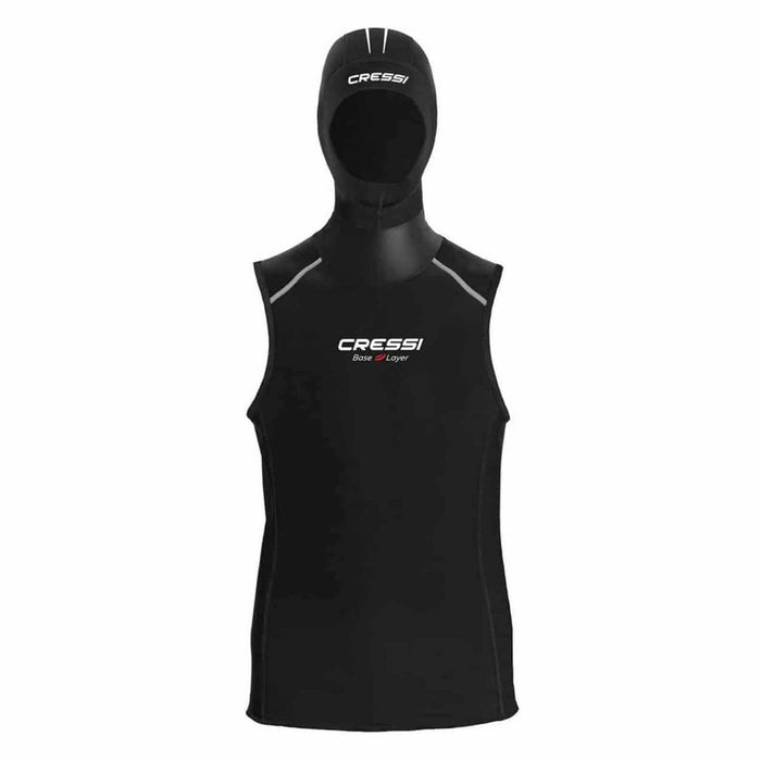 Gilet con cappuccio Donna 2,5-5mm Nero S-2 Cressi LW476212