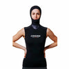 Gilet con cappuccio Donna 2,5-5mm Nero S-2 Cressi LW476212