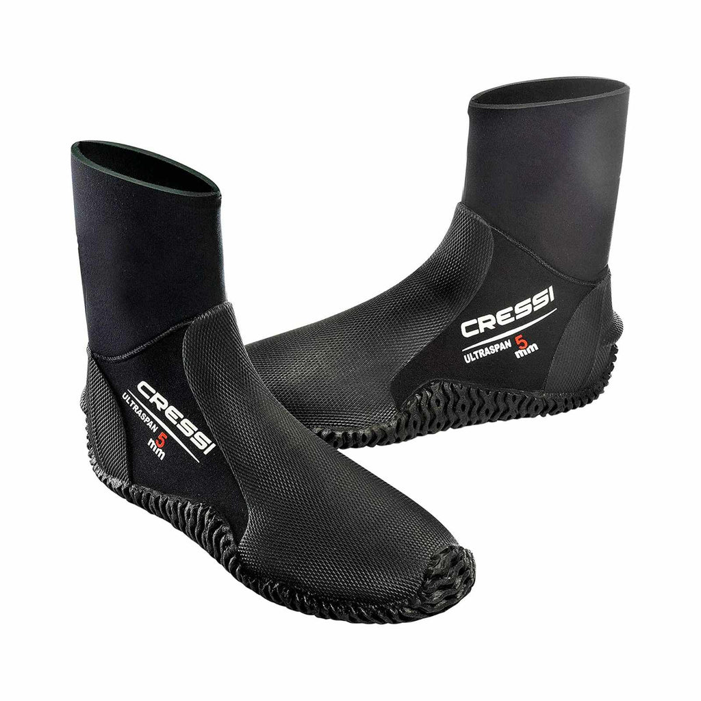Diving Boots Ultraspan 5mm Black XS-38-39 Cressi CLX432700