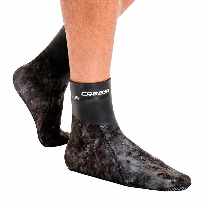 Diving Socks Sarago 3mm Camo-Brown S-38-39 Cressi XLX434312
