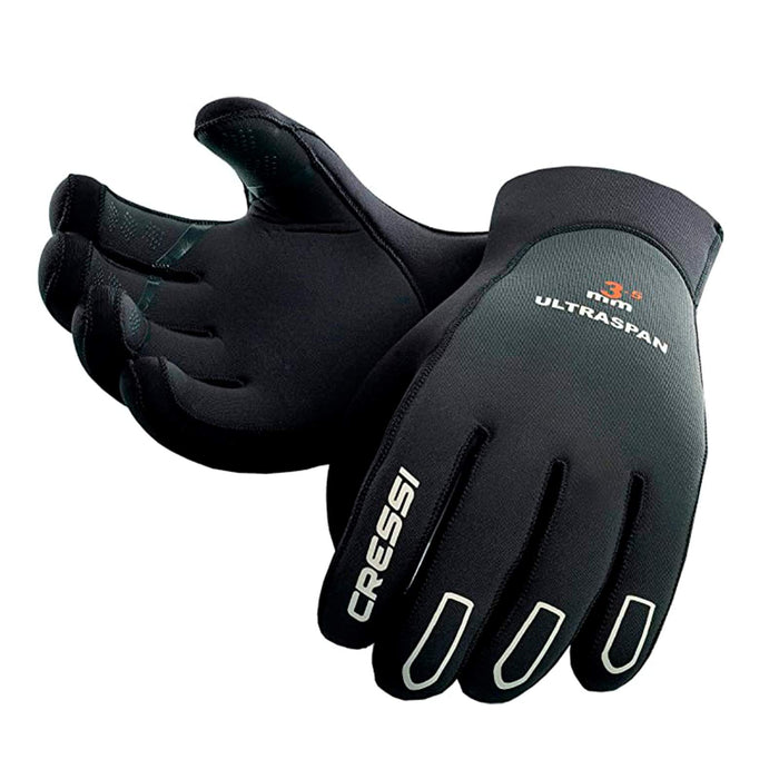 Guanti da immersione Ultraspan 3,5mm Nero XS Cressi CLX476310