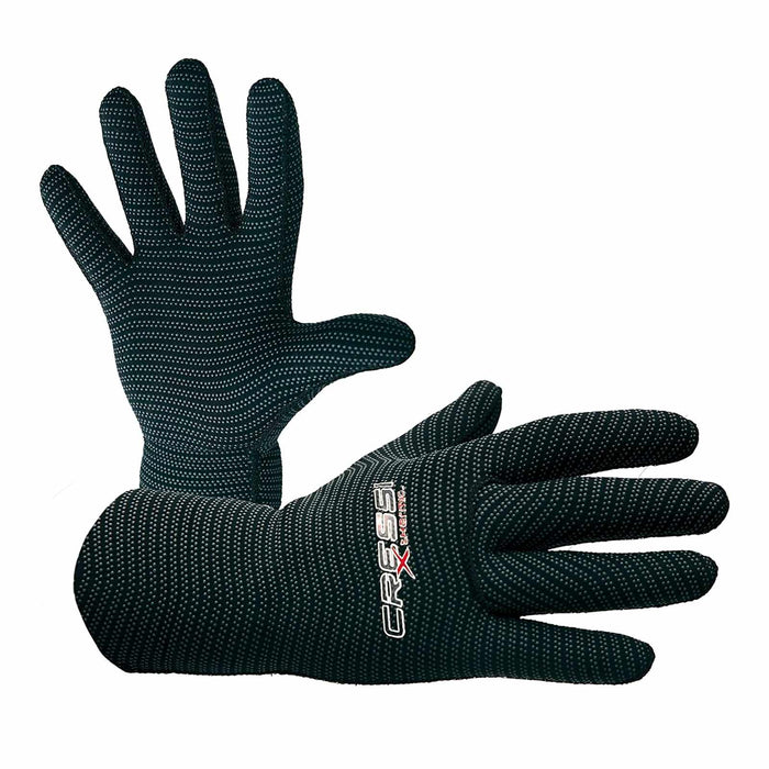 Guanti da immersione X-Thermic 2mm Nero S Cressi CLX478701