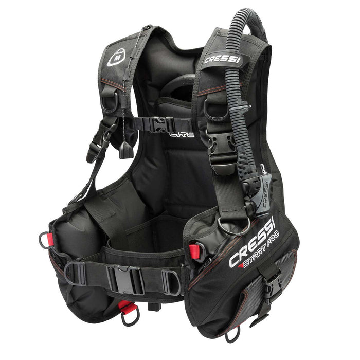 Bcd Start Pro 2.0 Nero-Rosso M Cressi IC721902