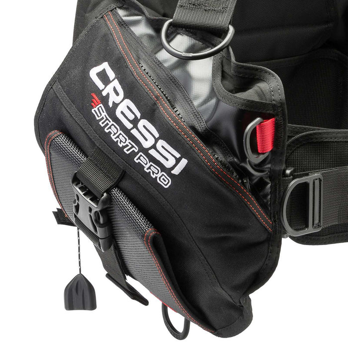 Bcd Start Pro 2.0 Nero-Rosso M Cressi IC721902