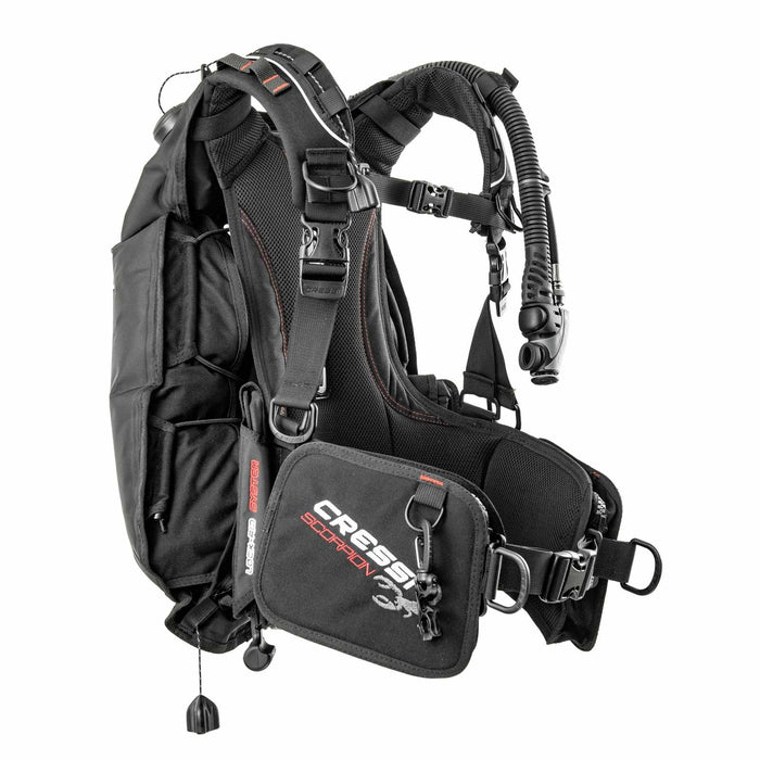 Bcd Scorpion Black-Grey XS Cressi IC770000