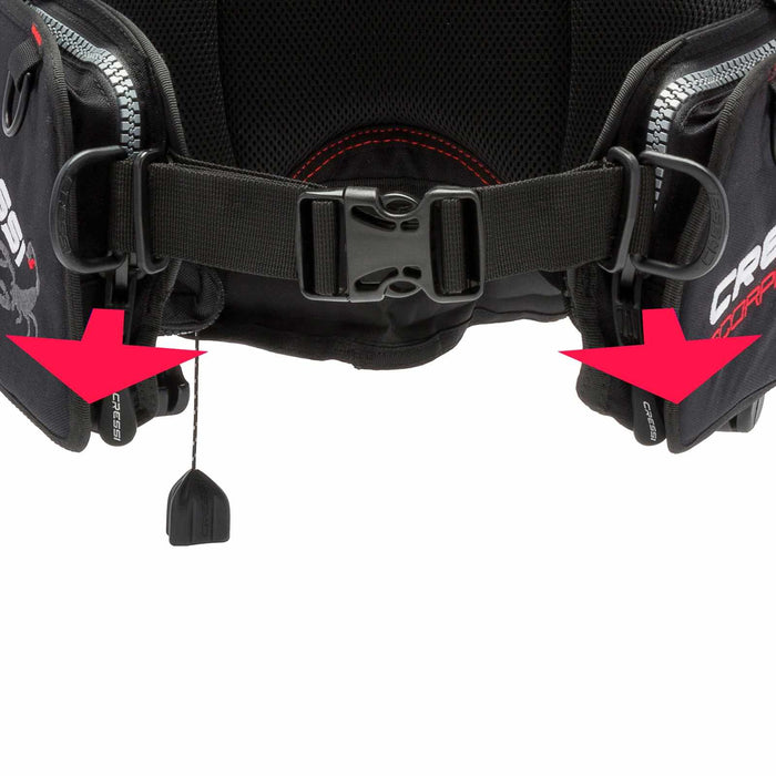 Bcd Scorpion Nero-Grigio S Cressi IC770001