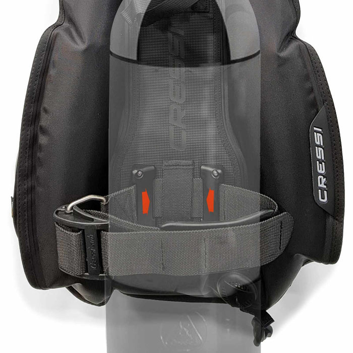 Bcd Elettra Donna Nero-Blu XS Cressi IC774001